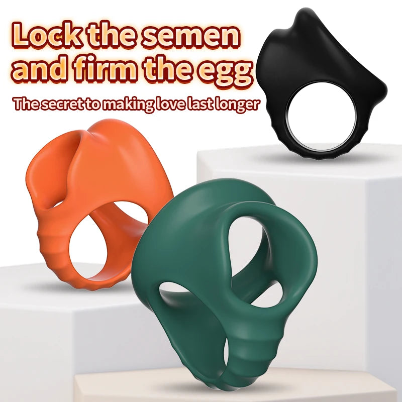 Reusable Silicone Penis Ring for Delay