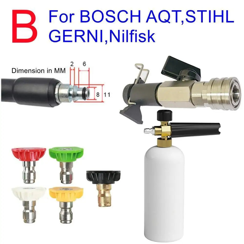 High Pressure Washer Ball Valve Quick Connector