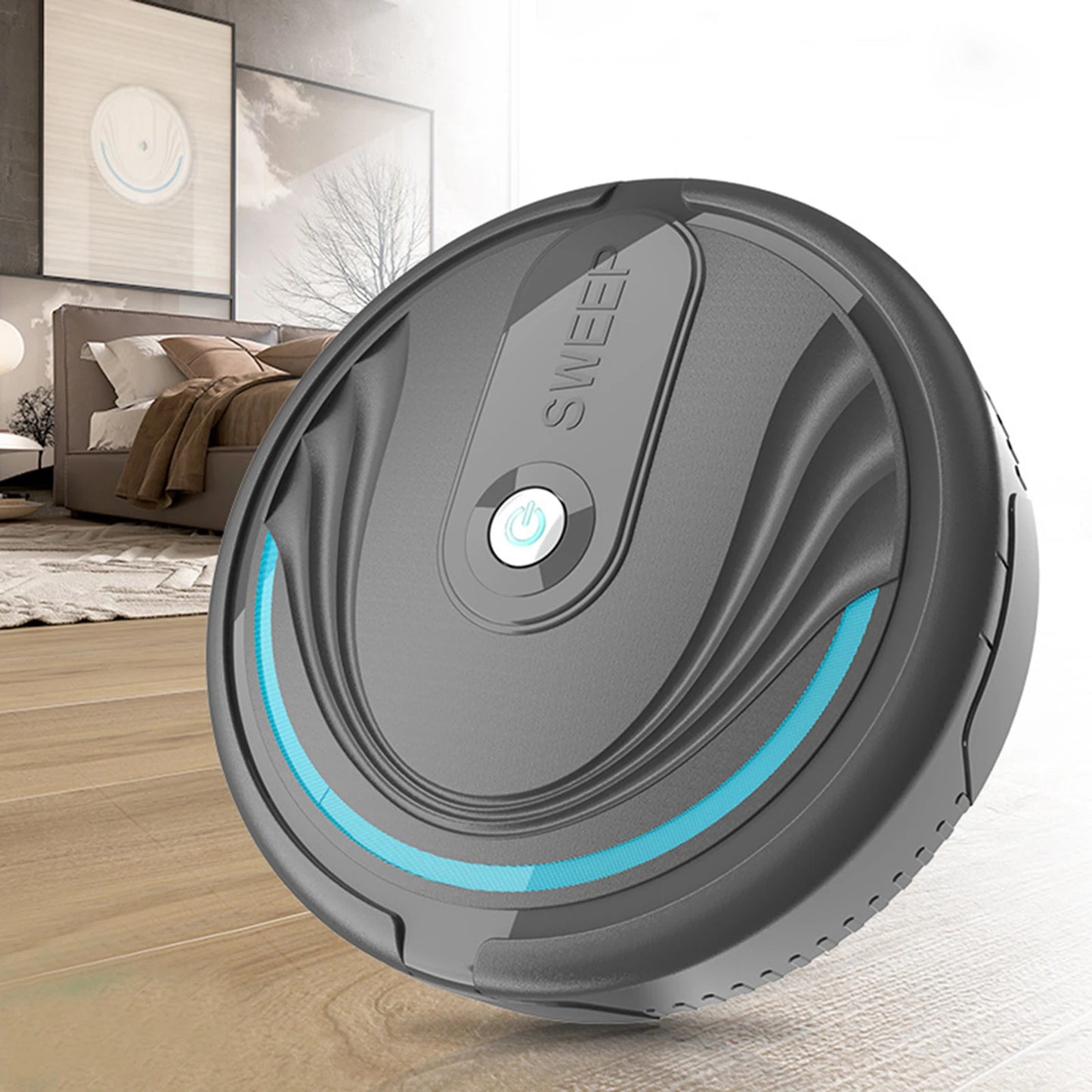 Portable Smart Robot Vacuum Cleaner Lightweight Multi-Mode