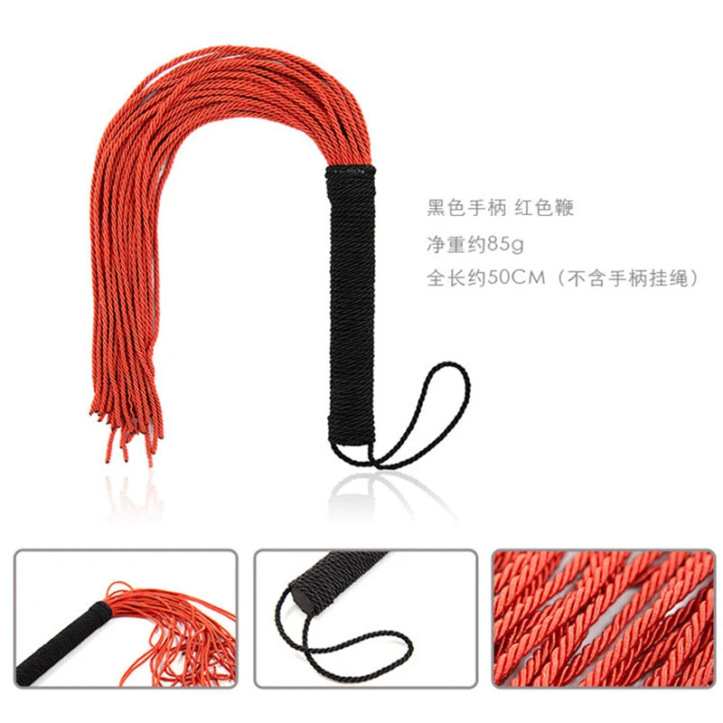 50CM Nylon Rope Horse Training Whip