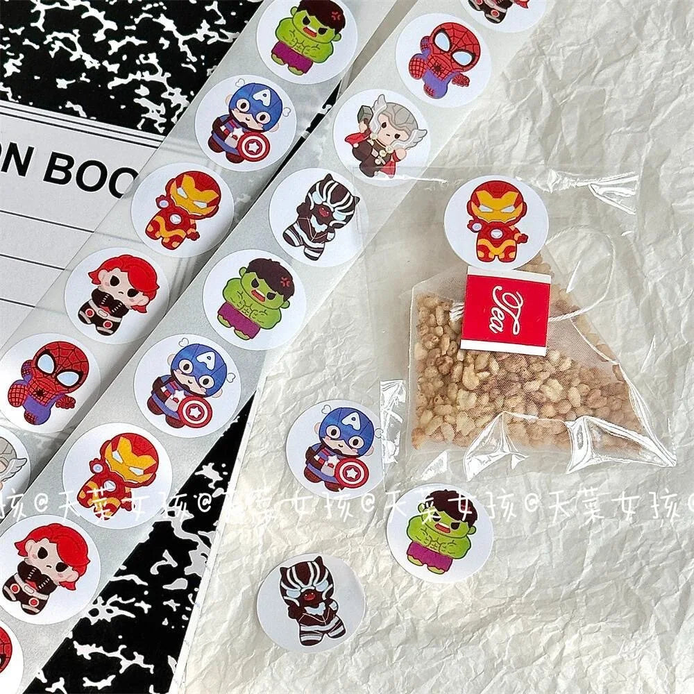 500PCS Avengers Roll Stickers – Kawaii Kids Gift