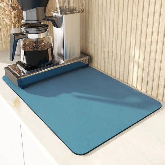 Soft Diatomite Quick-Dry Kitchen Mat – Absorbent & Stylish!