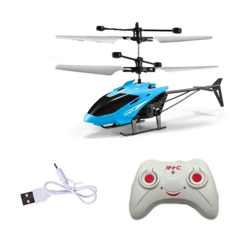 Mini RC Helicopter Drone – Safe Flying Fun for Kids!