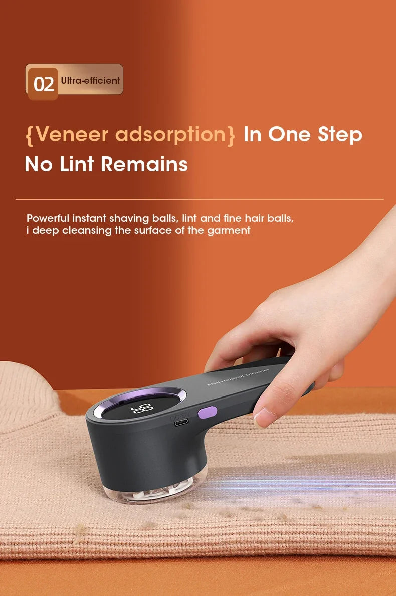 LED Electric Lint Remover for Clothing