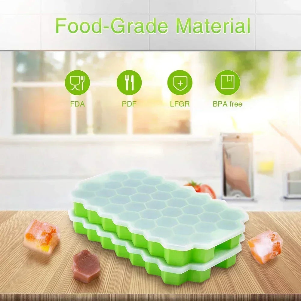 148-Cavity Honeycomb Ice Cube Tray – Chill More, Refill Less