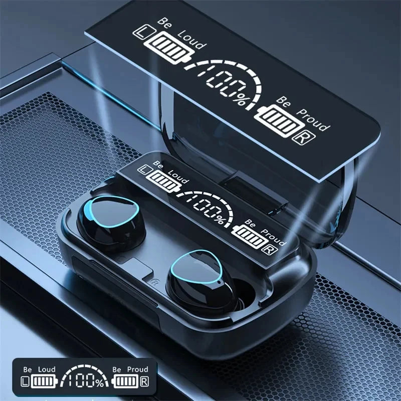 M10 TWS Bluetooth Earbuds with Charging Case - Clickilix