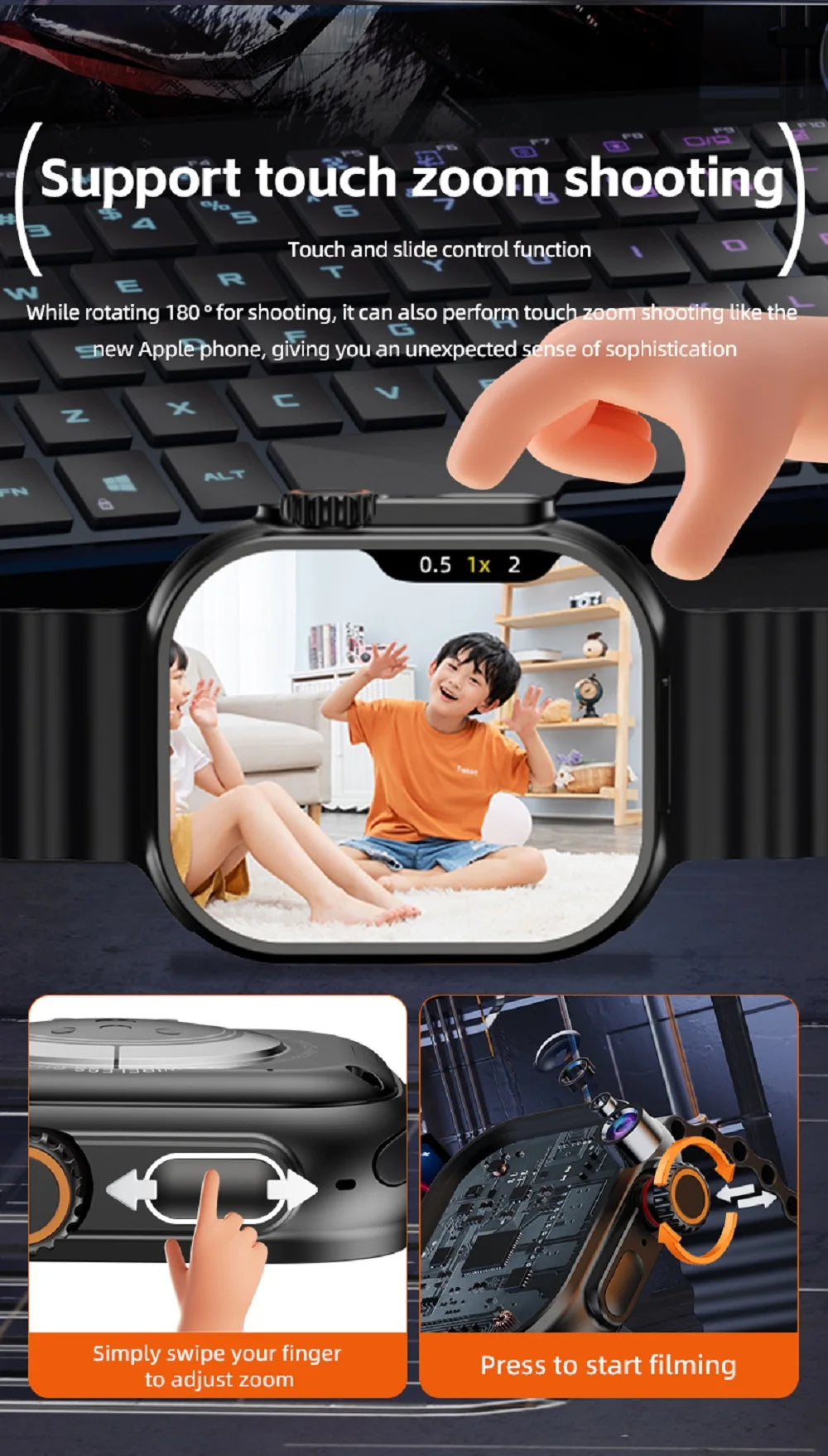Ultra 4G Smartwatch with Camera & GPS
