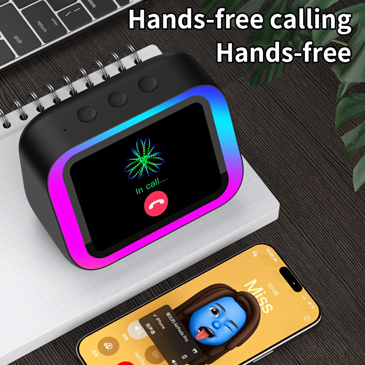 Smart Bluetooth Speaker with Weather Display