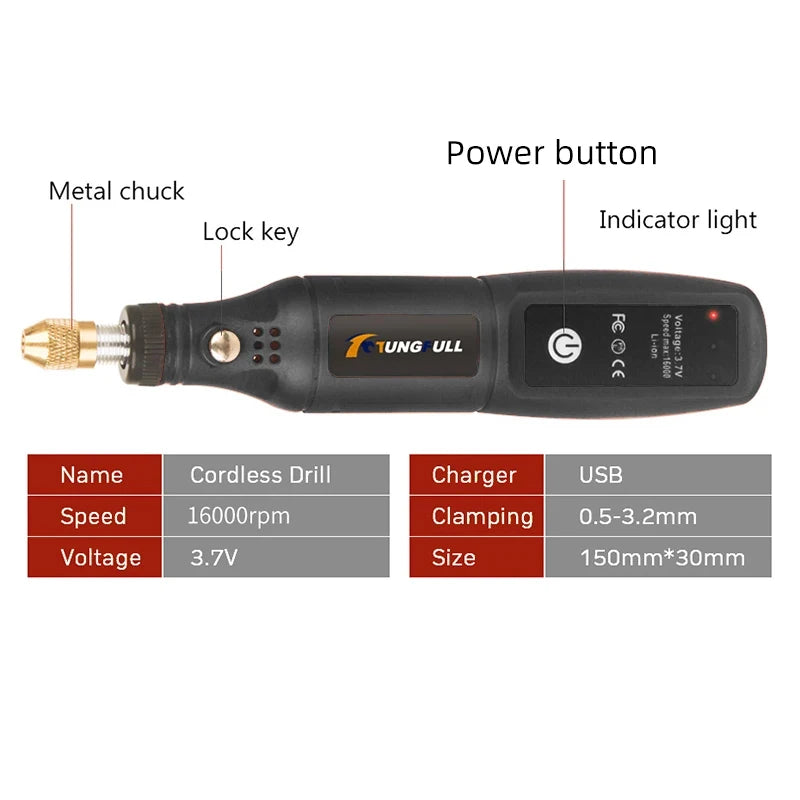 Mini Cordless Engraving Tool – Precision in Your Pocket!