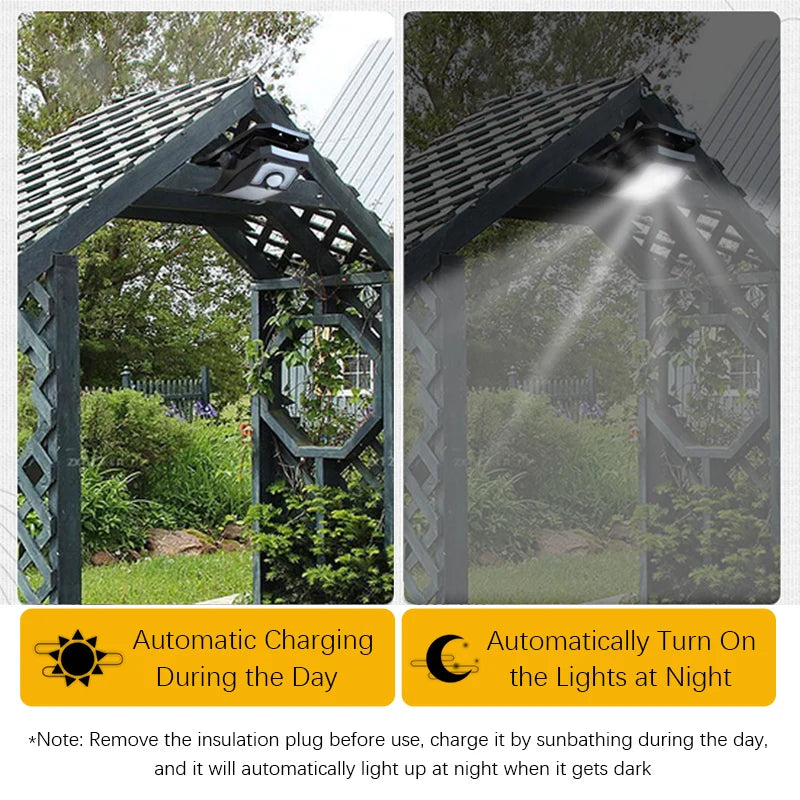 Clip-On Solar Light with USB Charging