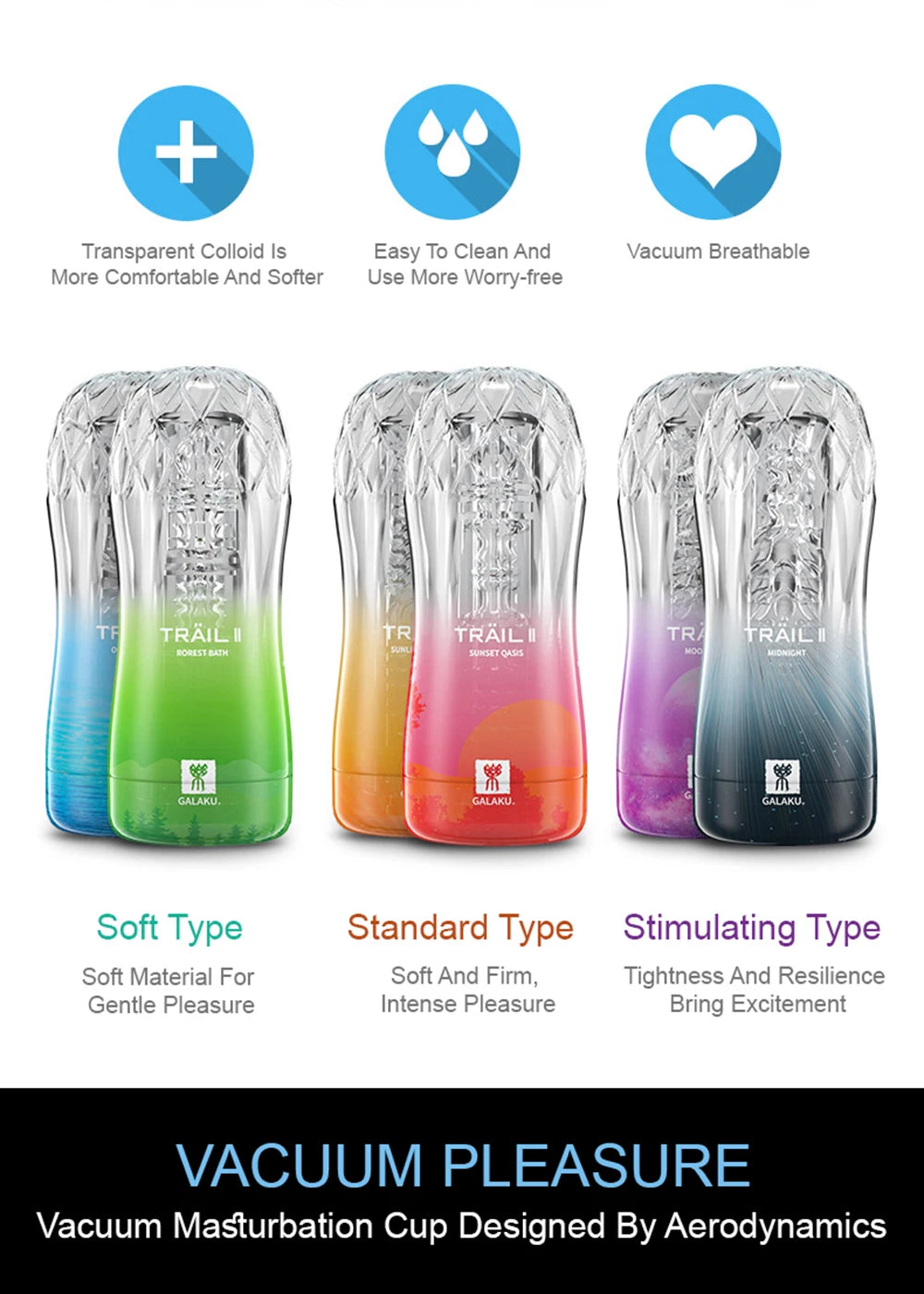 Transparent Pocket Vagina Masturbator for Men