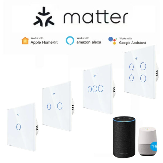 Matter WiFi Smart Touch Light Switch EU