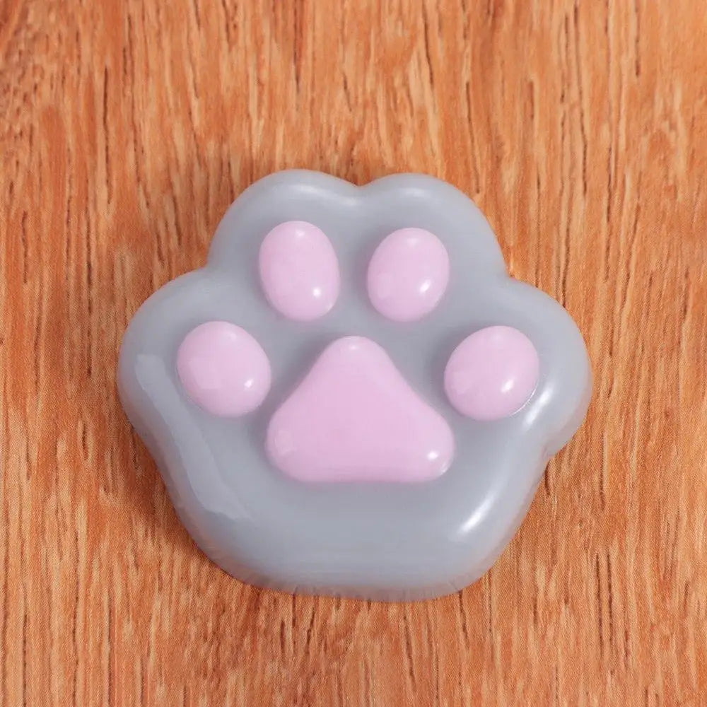 Mini Cat Paw Squeeze Toy for Stress Relief
