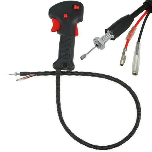 Trimmer Switch with Throttle Cable & Wiring Loom 80cm