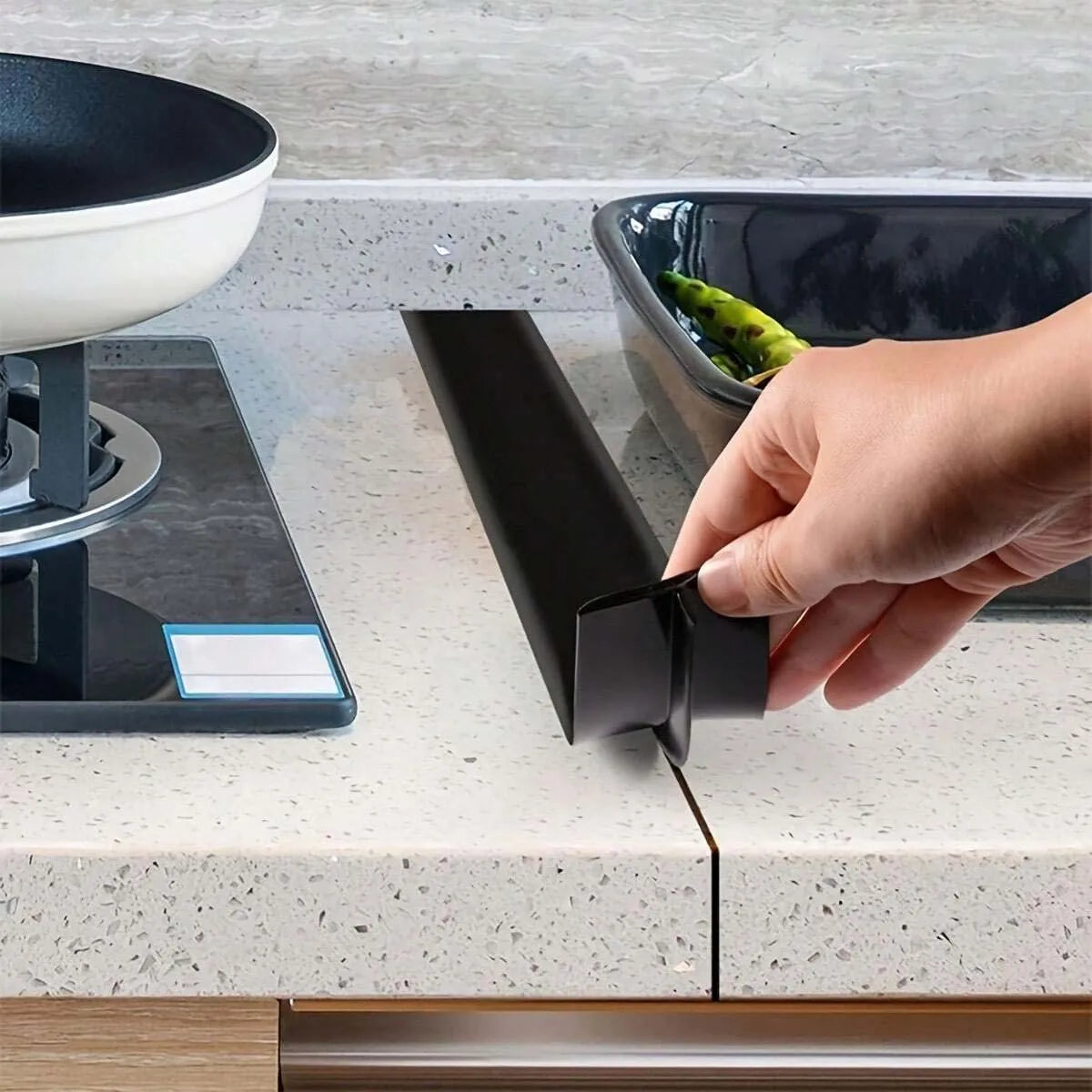 Silicone Gap Strip Kitchen Stove Sealing Anti-Oil