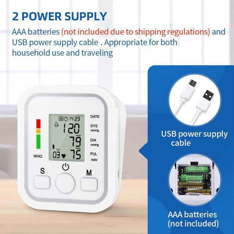 Digital Arm Blood Pressure Meter Medical Pressure