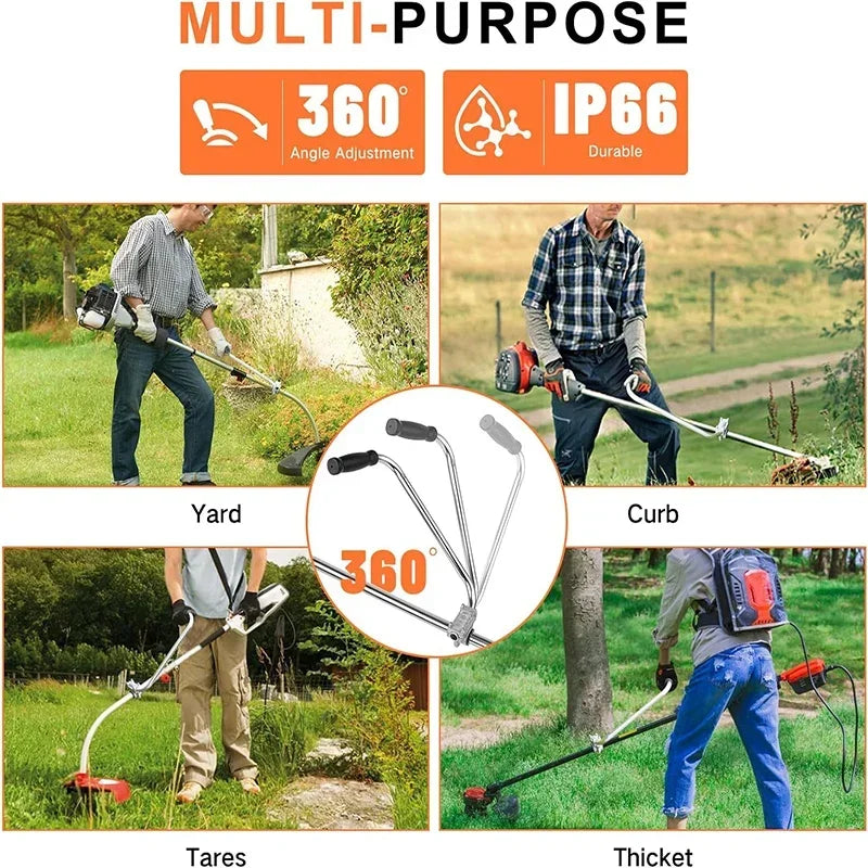 Ergonomic Trimmer Handle for Weed Whackers