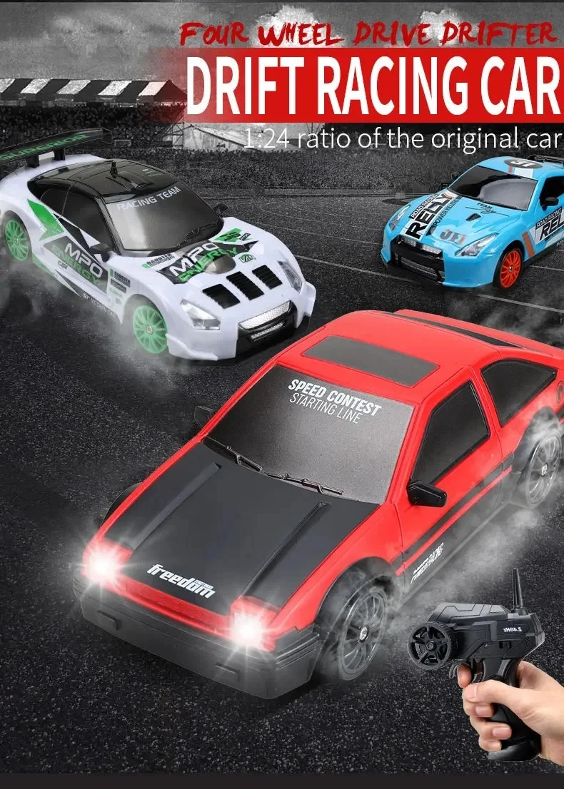 2.4G Drift RC Car – 4WD Remote Control Racing Toy