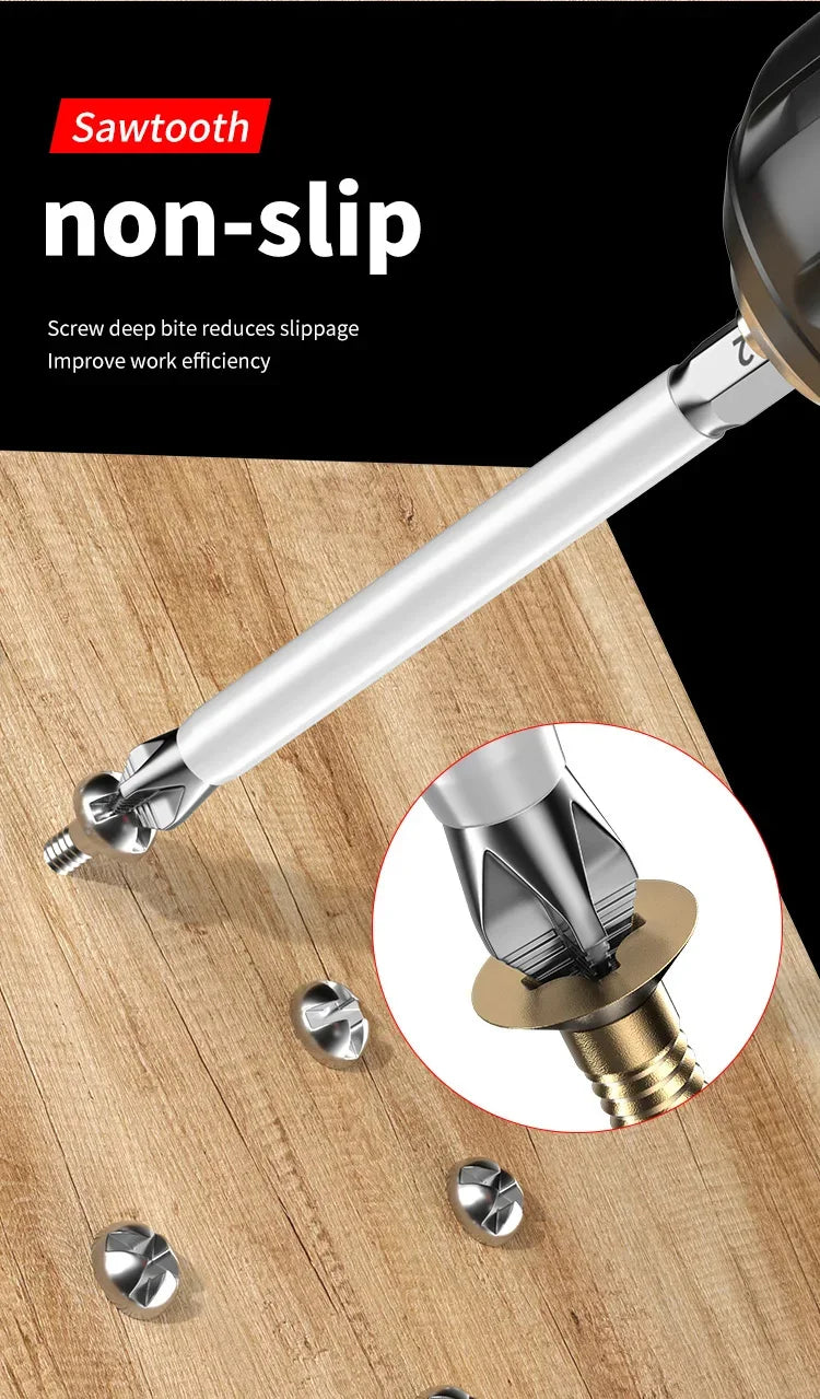 Get precision with this 6-piece magnetic screwdriver set!