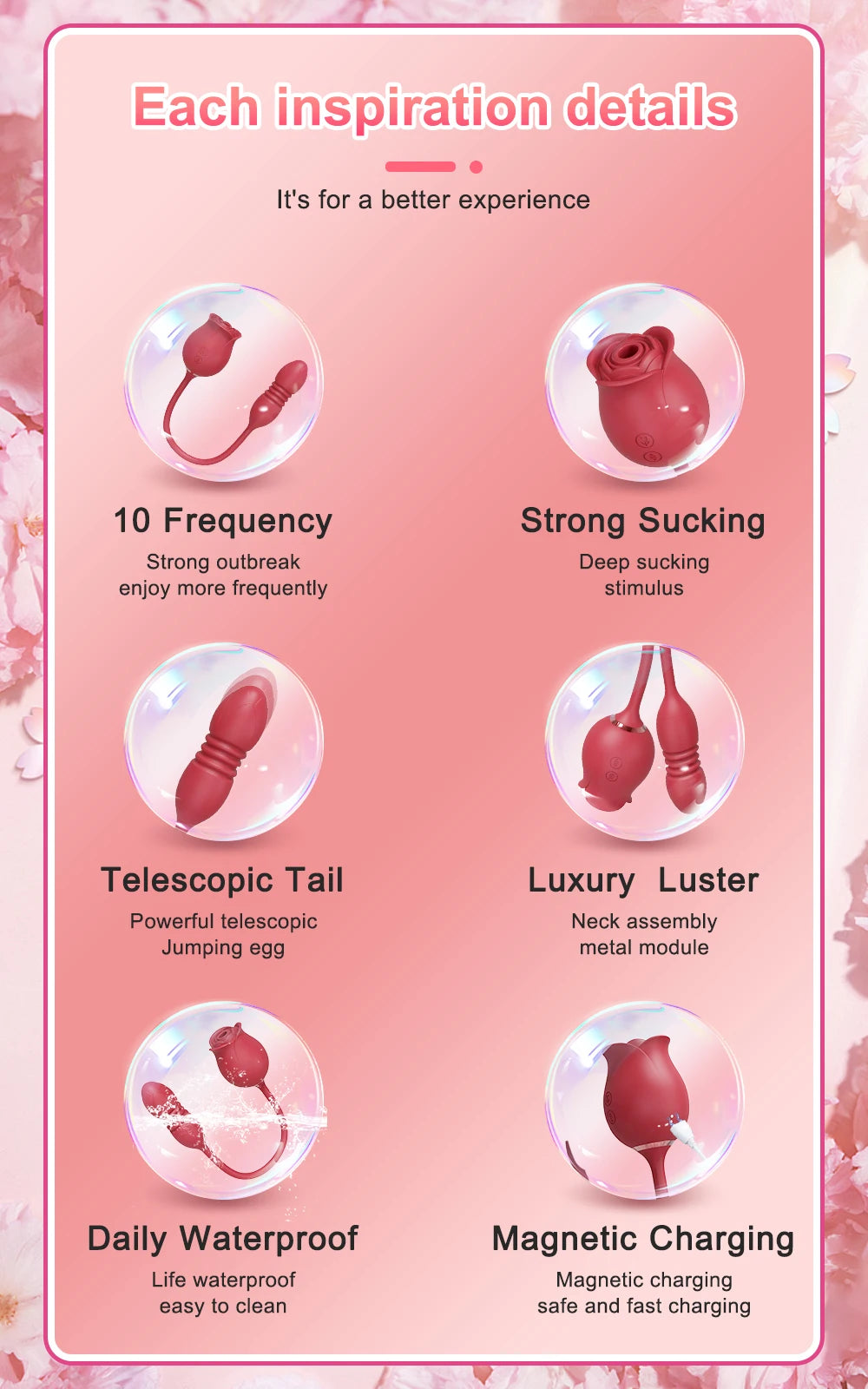Rose-Sucking Vibrator G Spot Stimulator