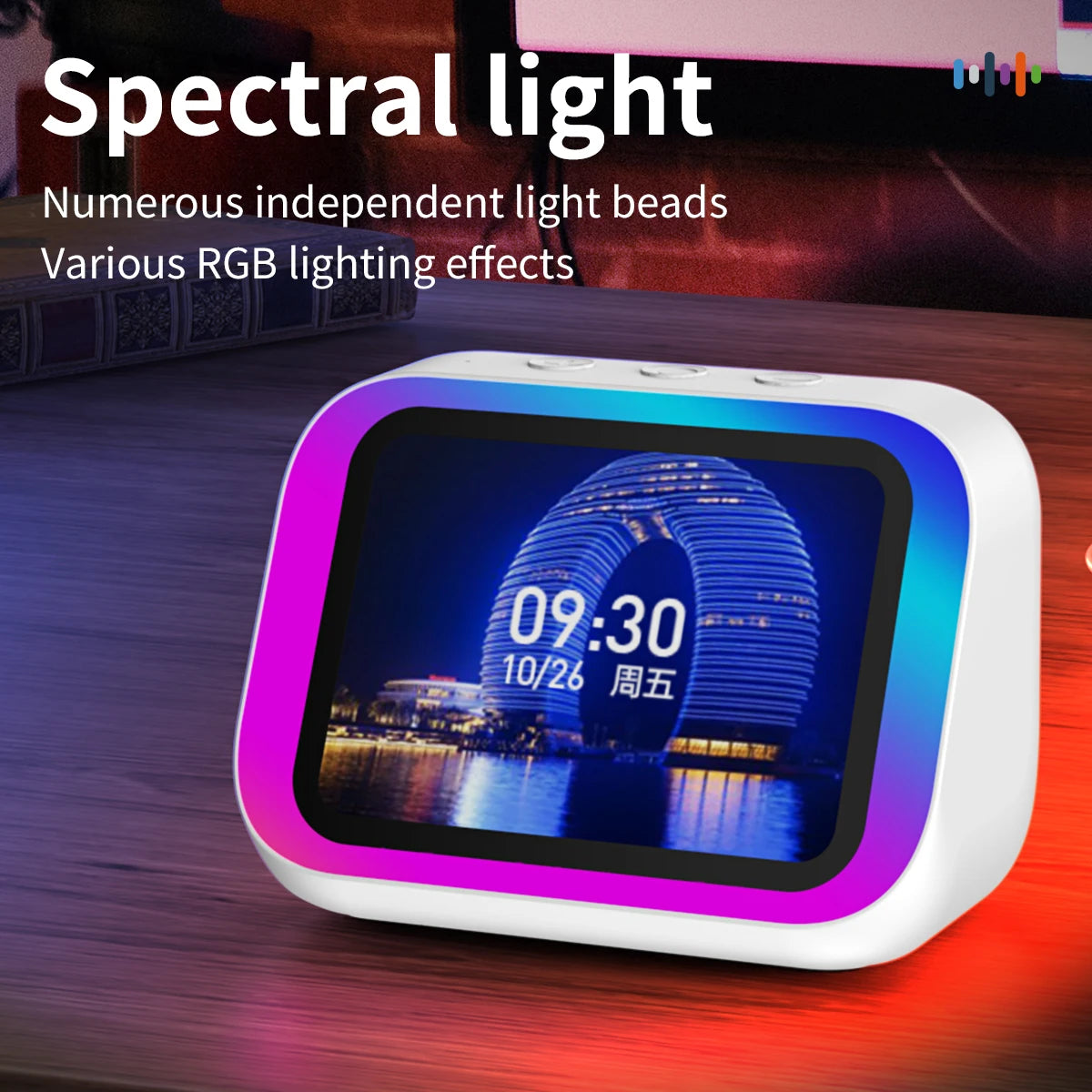 Smart Bluetooth Speaker with Weather Display
