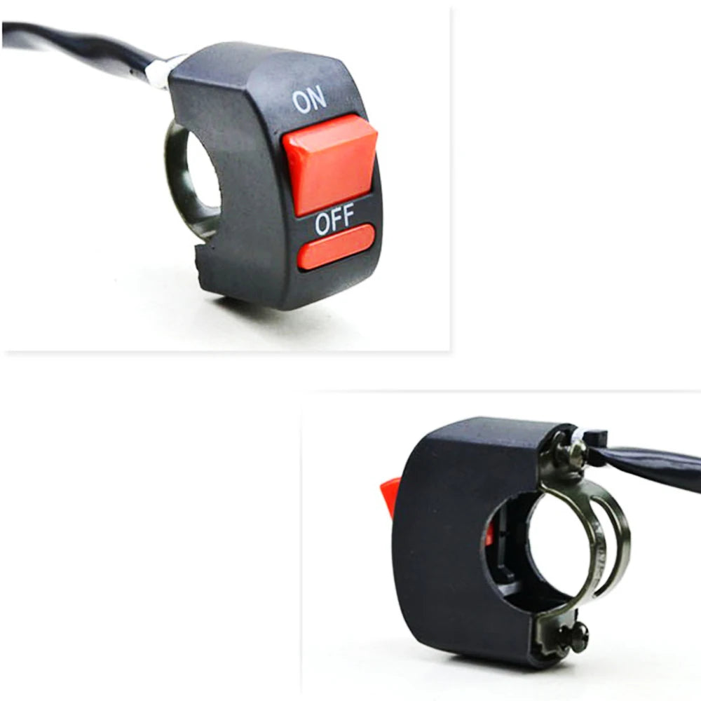 Universal Motorcycle Handlebar Light Switch ON/OFF