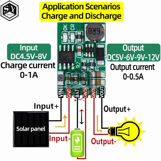 DD05CVSA Solar Lithium Battery Boost Converter