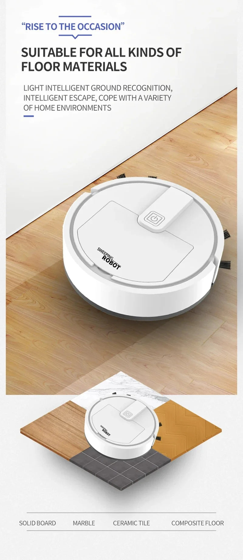 Smart 3-in-1 Sweeping Robot Cleaner