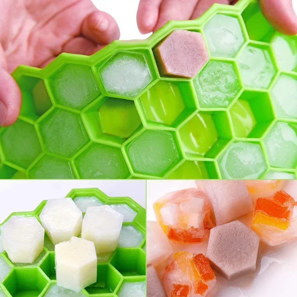 148-Cavity Honeycomb Ice Cube Tray – Chill More, Refill Less
