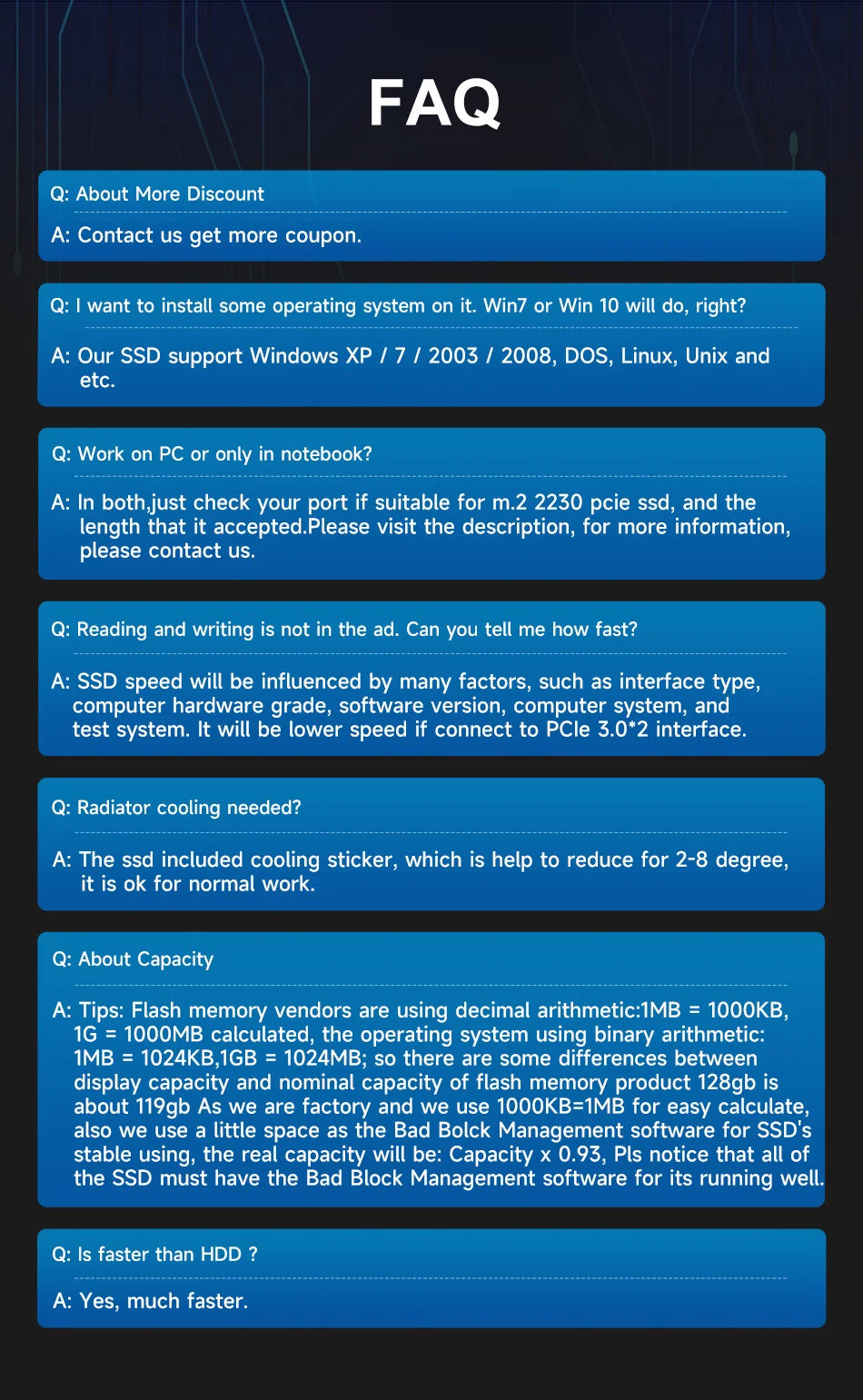 KingSpec 2230 NVMe SSD 512GB 1TB Steam Deck