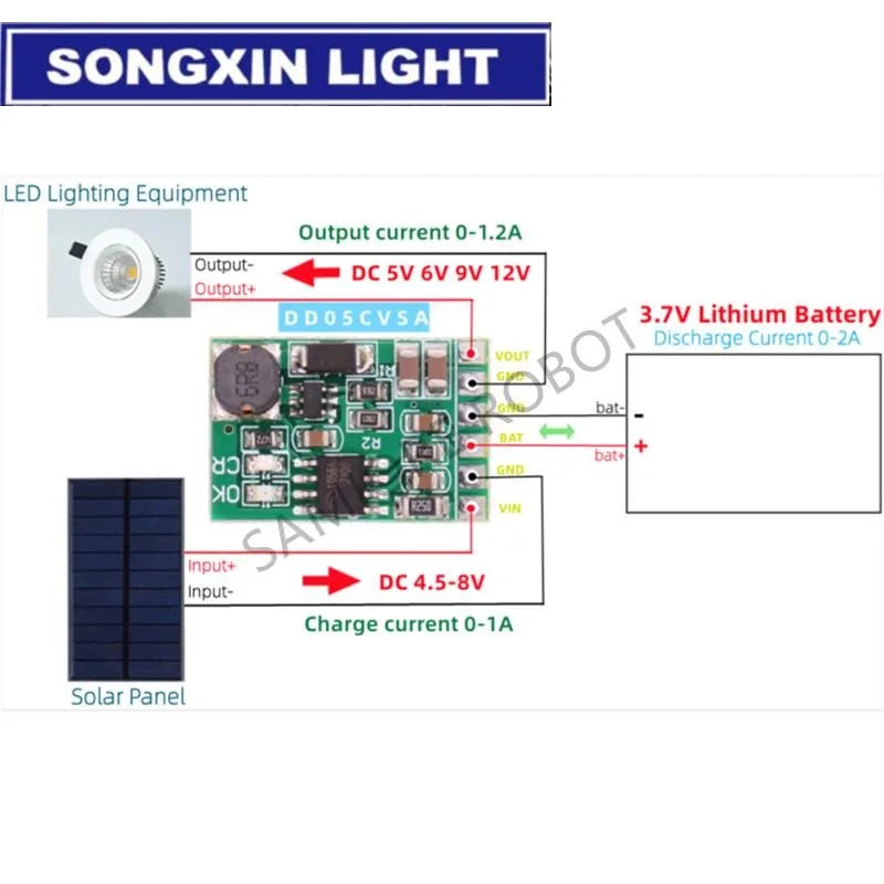 DC-DC Converter Boost Module for Lithium Battery