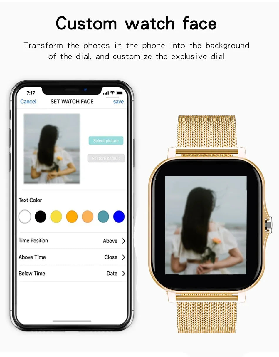 Smart Watch with Bluetooth Call & Full Touch
