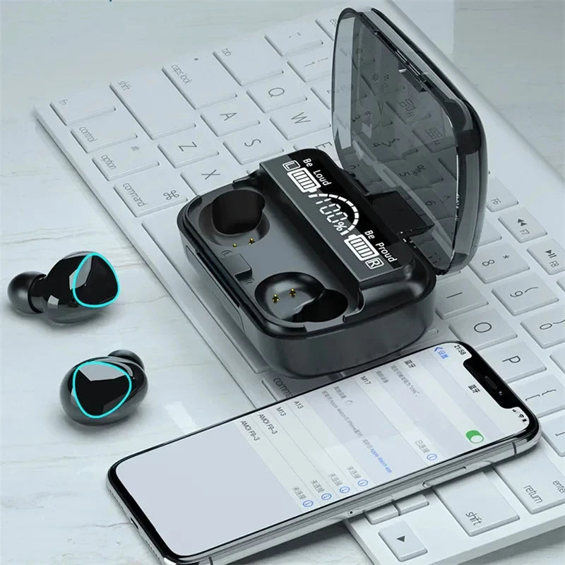 M10 TWS Bluetooth Earbuds with Charging Case - Clickilix