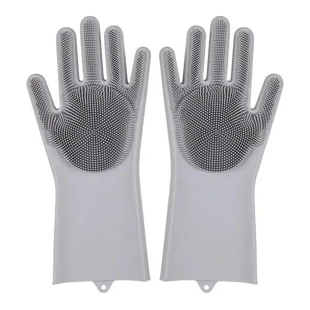 Magic Silicone Dishwashing Cleaning Gloves