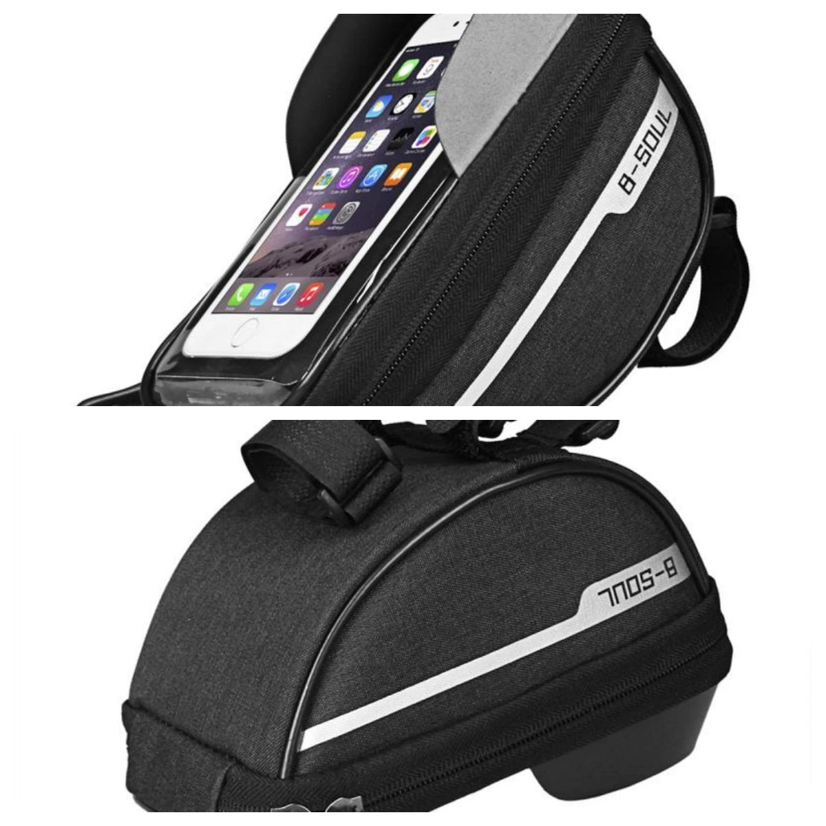1L Bicycle Frame Bag with Touch Screen Phone Holder
