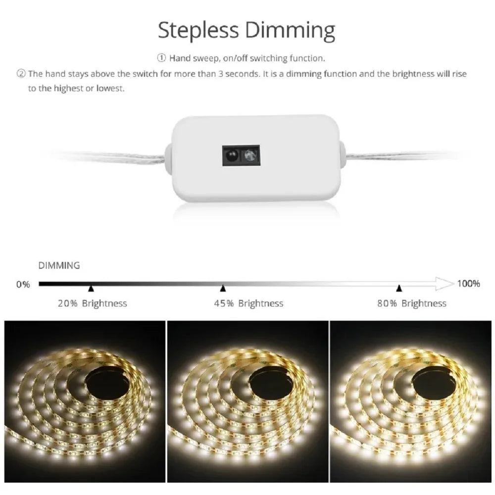 Smart USB Motion Sensor Lamp – Hand Scan ON/OFF Light