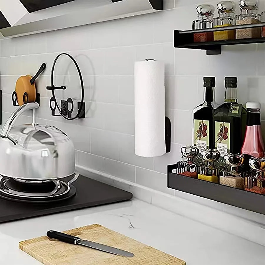 Kitchen Paper Towel Holder Adhesive Tissue Hanger