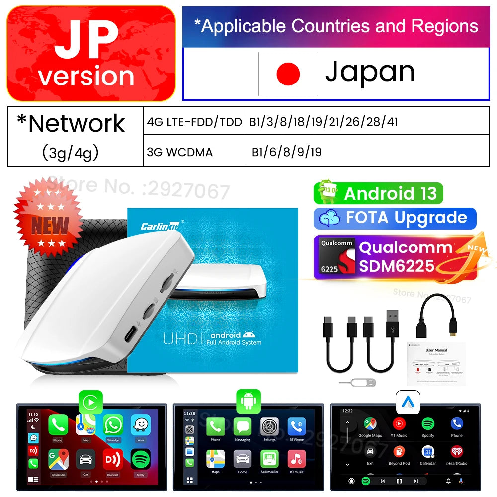 2024 CarlinKit AI Box – Wireless CarPlay & Android TV in One!