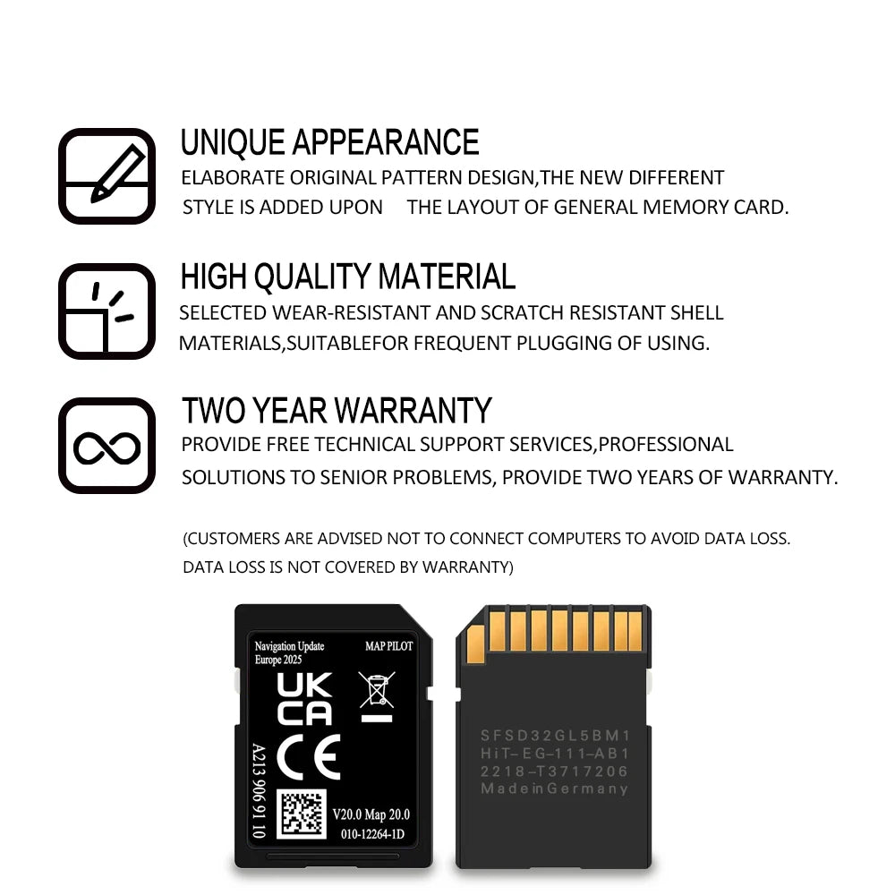 2025 EU Sat Nav SD – Mercedes Garmin GPS Upgrade