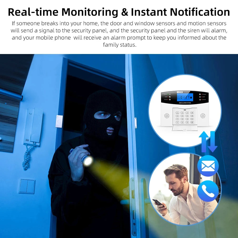 GSM WiFi Smart Alarm System – DIY Home Security
