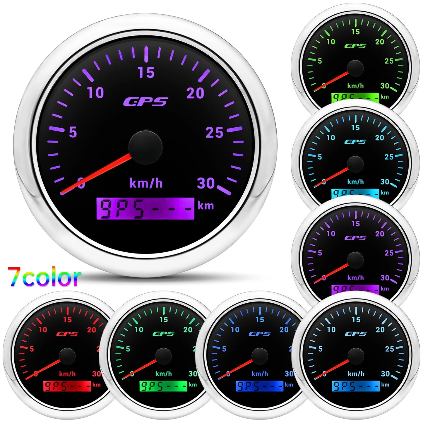GPS Speedometer Gauge – Accurate Speed for Any Ride!