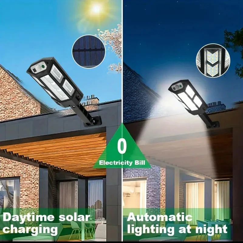 Upgraded Solar LED Outdoor Light with Sensor