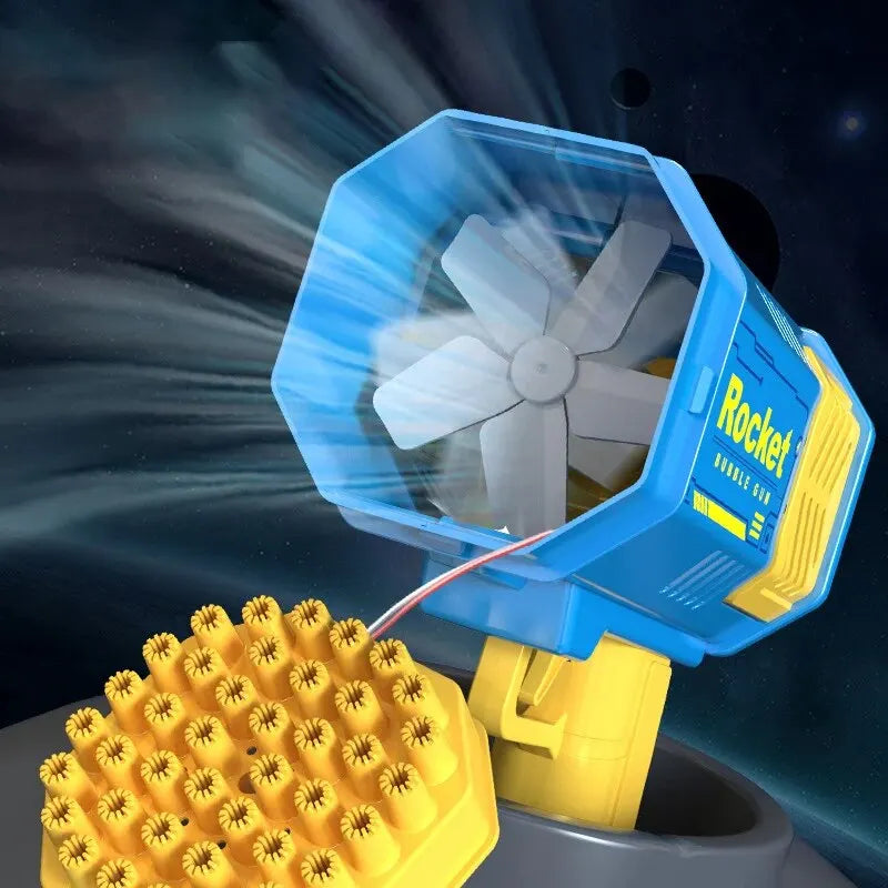 40-Hole Electric Bubble Gun – Rocket Launcher Toy