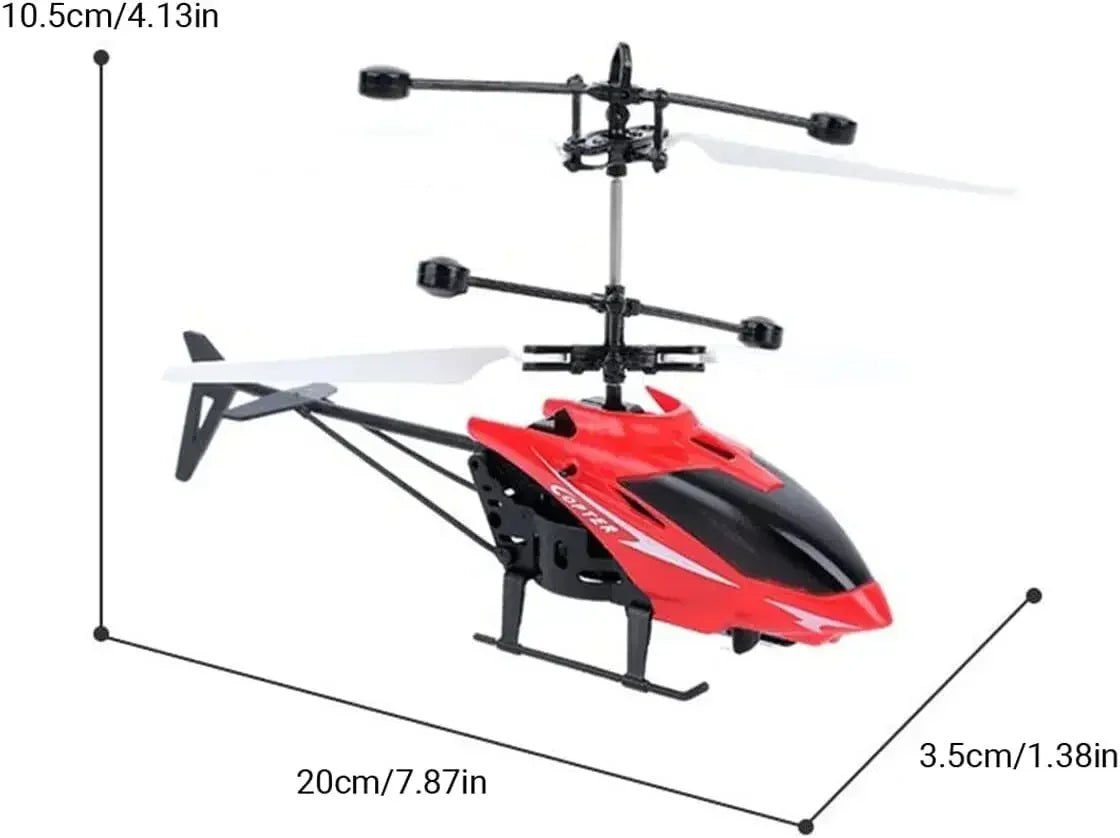 Mini RC Helicopter Drone – Safe Flying Fun for Kids!