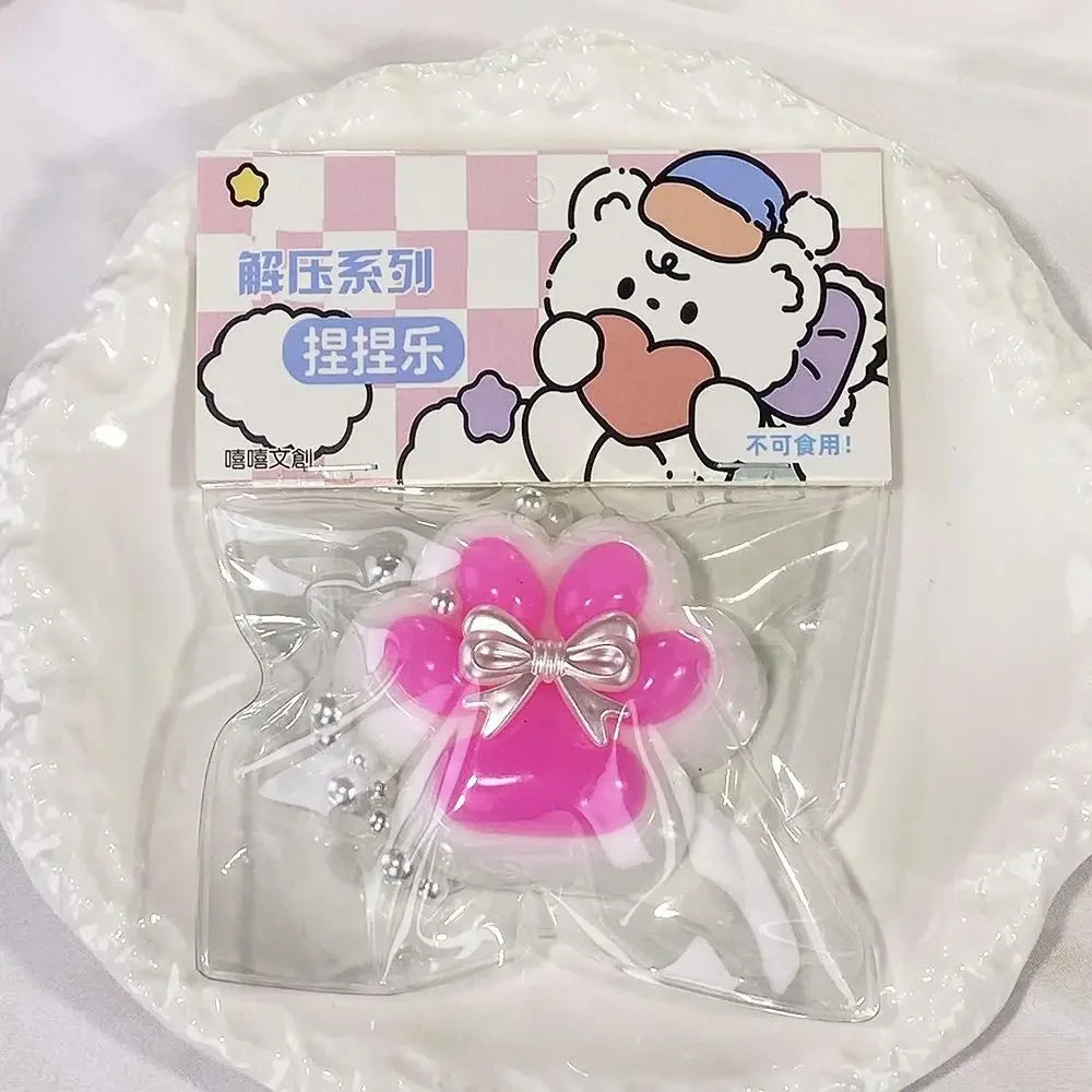 Mini Cat Paw Squeeze Toy for Stress Relief