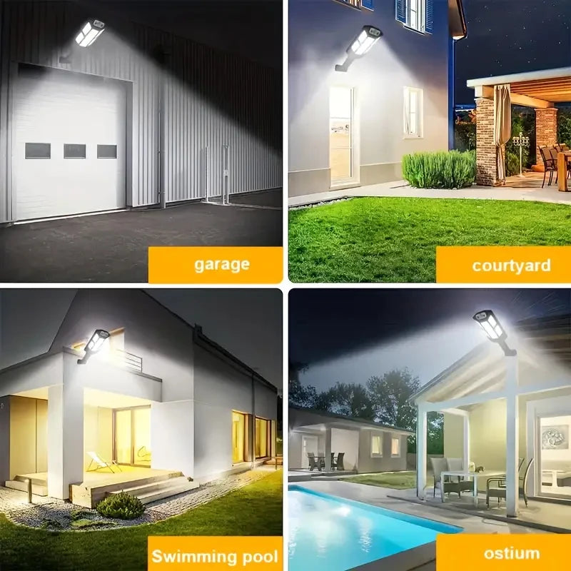 Upgraded Solar LED Outdoor Light with Sensor
