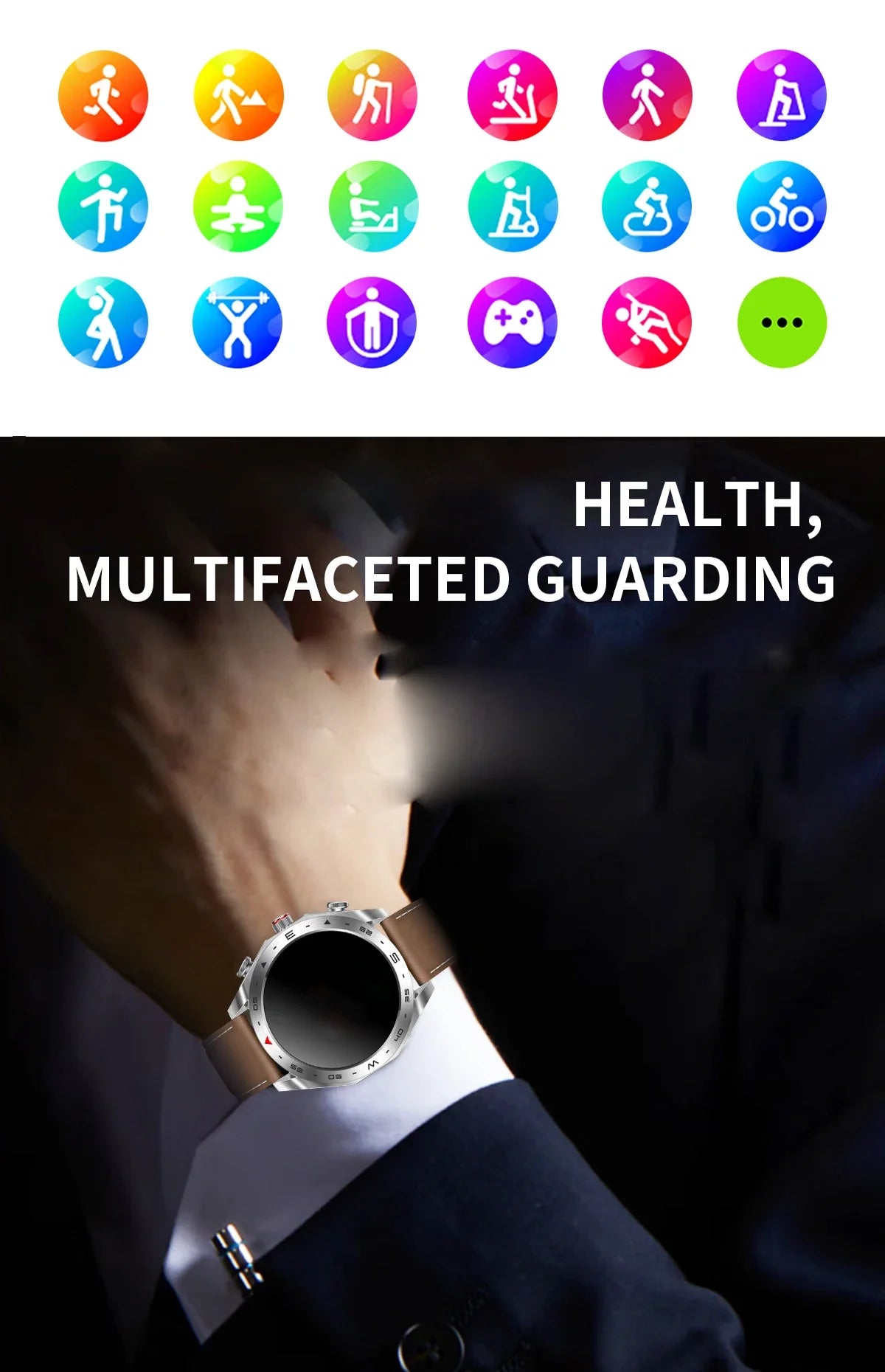 Smartwatch with Built-in TWS Earbuds