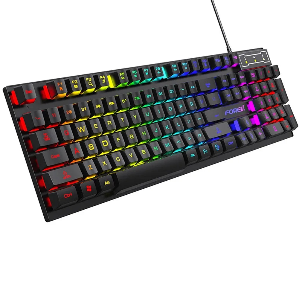 104-Key Backlit Mechanical Gaming Keyboard & Mouse Set