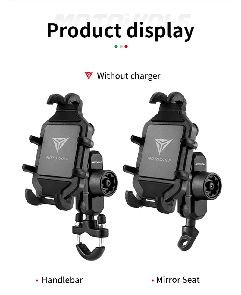 Motorcycle Wireless Charging Phone Mount