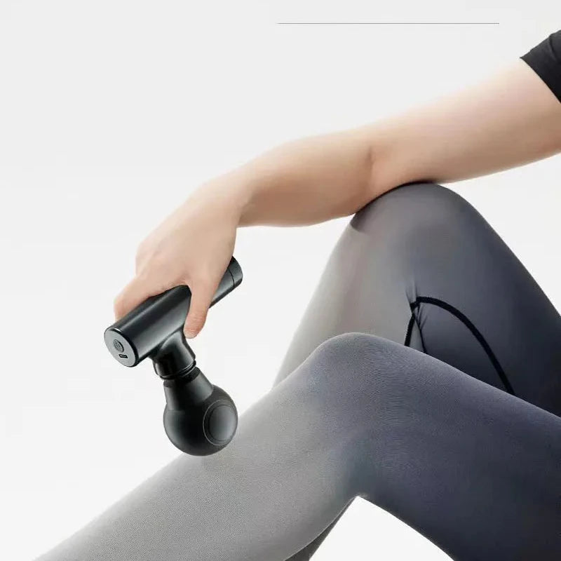 Mini LCD Muscle Massager Gun – 6 Heads